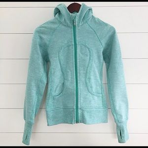 ISO Lululemon Heathered Mint Teal Scuba Hoodie